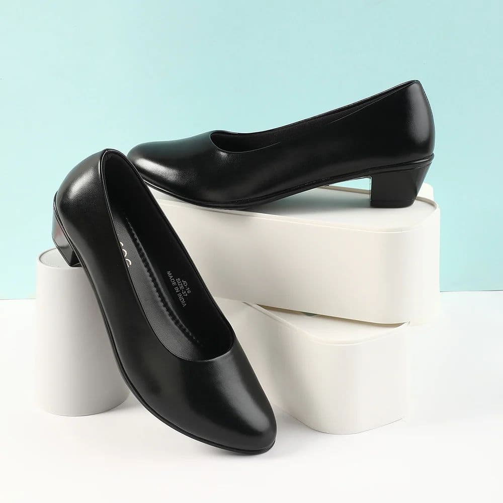 Healers Black Formal Ballerina Shoes For Women JD-16 By Liberty — photo 4