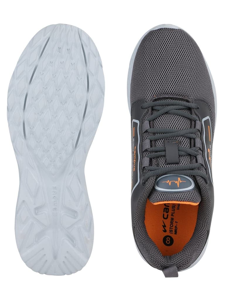 Strom Pro Grey Men's Running Shoes — photo 3