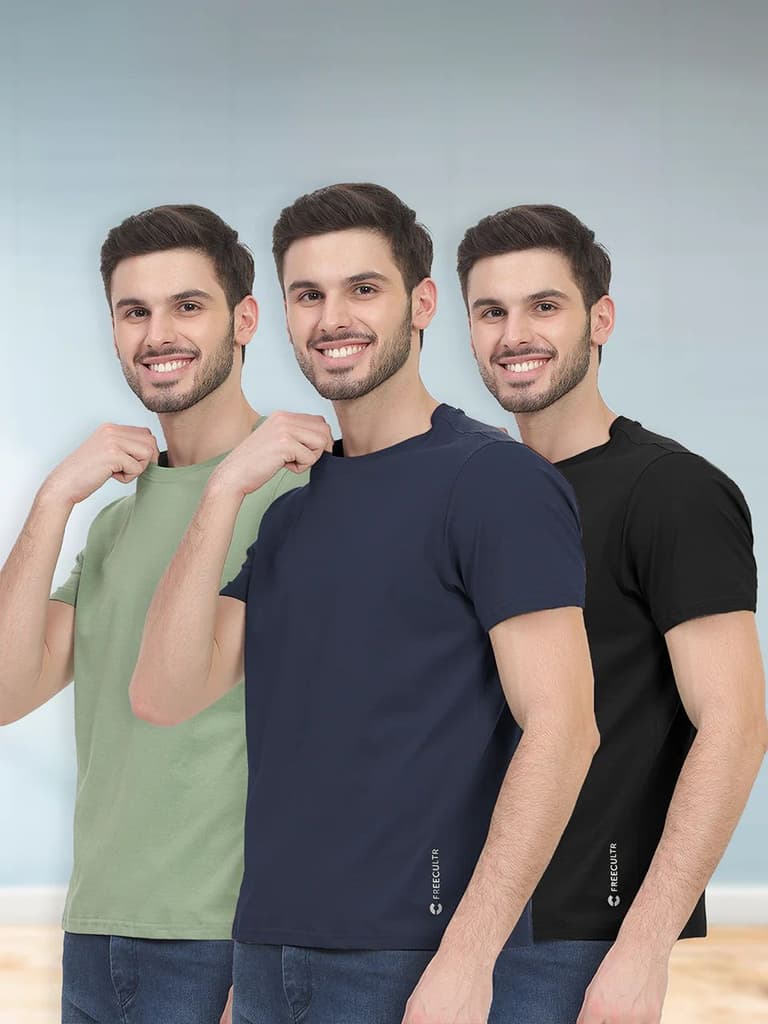 Truly Classic Organic Cotton T-shirts - Pack Of 3 — photo 13