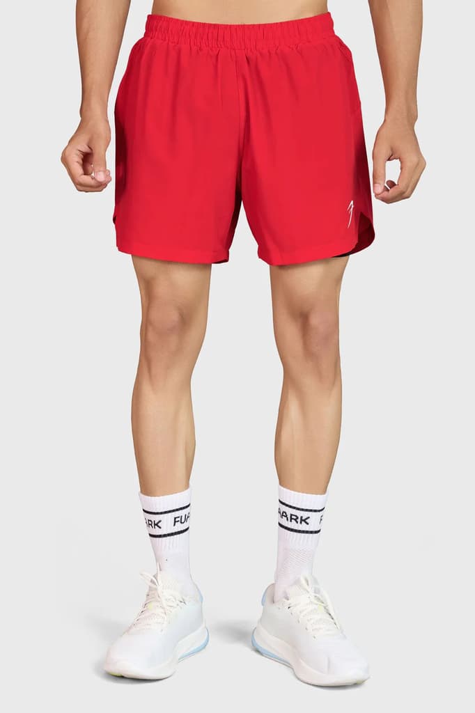 Hyper 5" Running Shorts Red — S