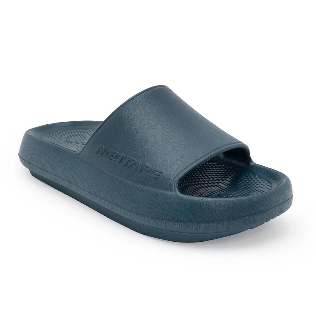 Mens Sliders in Stone Blue | Casual Pool Sliders