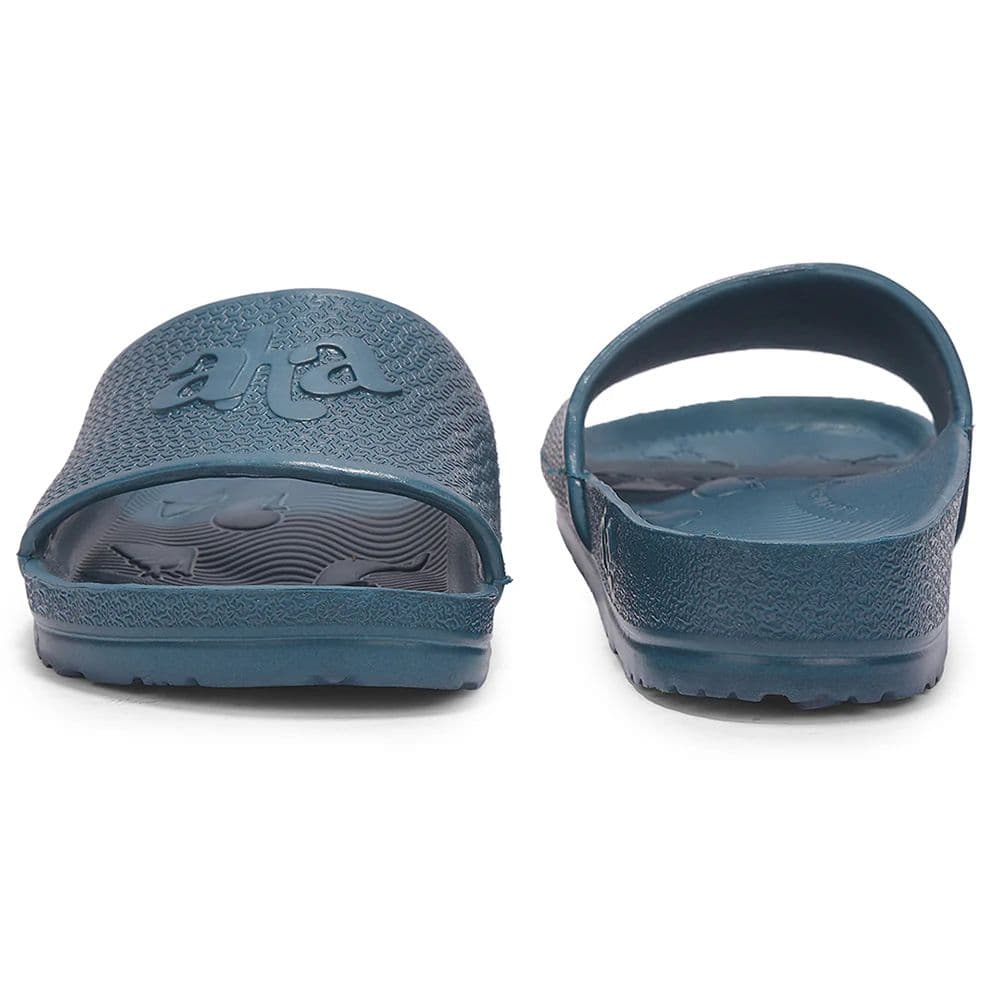 A-HA DOCTOR-2M Teal Blue Casual Slip on Slides for Men by Liberty — photo 6