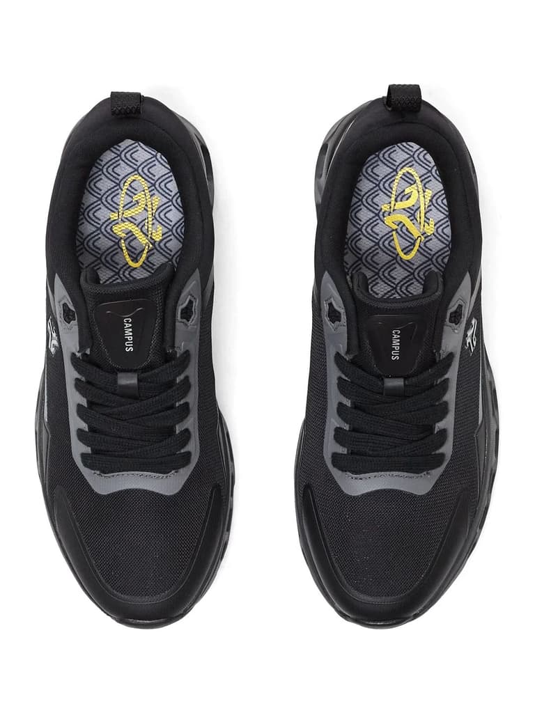 TRASKO Black Men's Running Shoes — photo 6