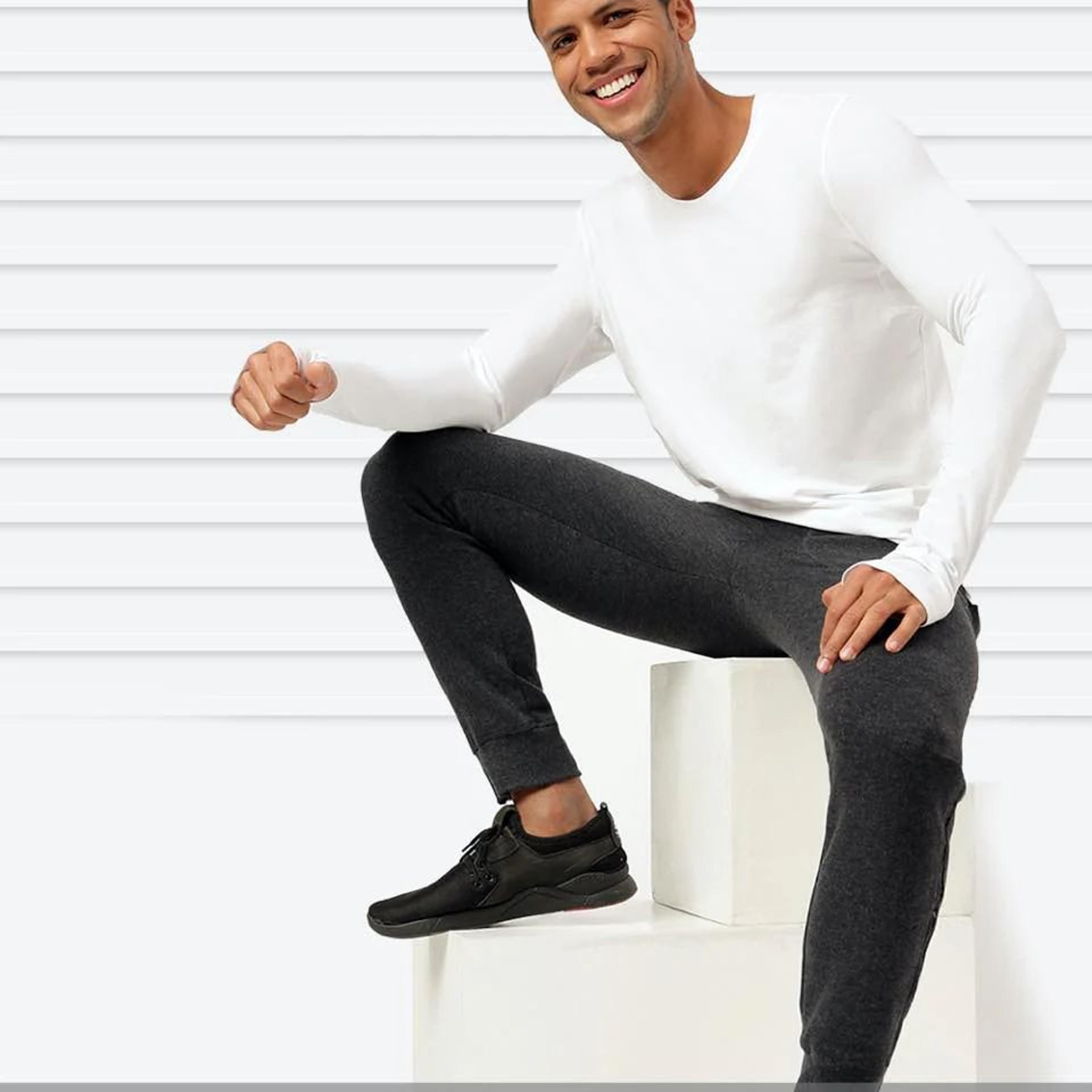 Men's Organic Bamboo Skins (Full Sleeves-Undershirt, Loungewear, Sleepwear) - Pack of 1