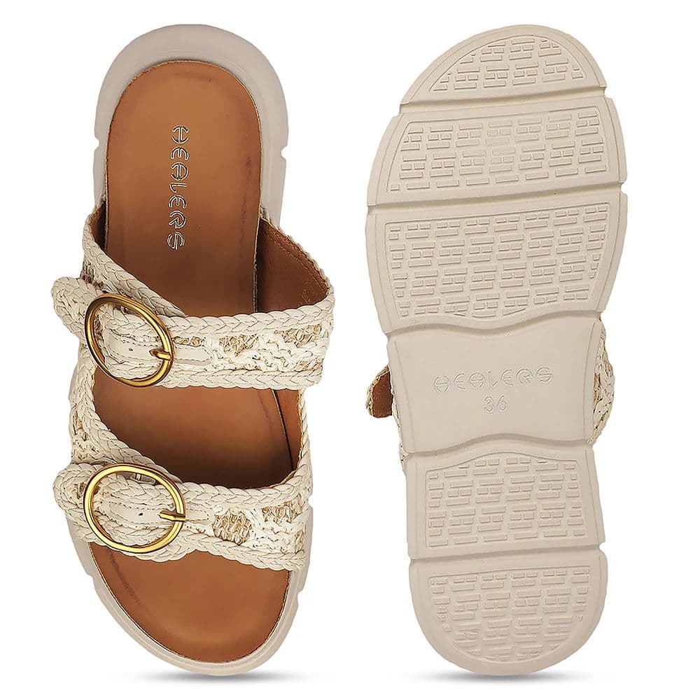 Healers ZQ-HDSL-03 Everyday Comfort Cream Casual Slippers for women by Liberty — photo 4