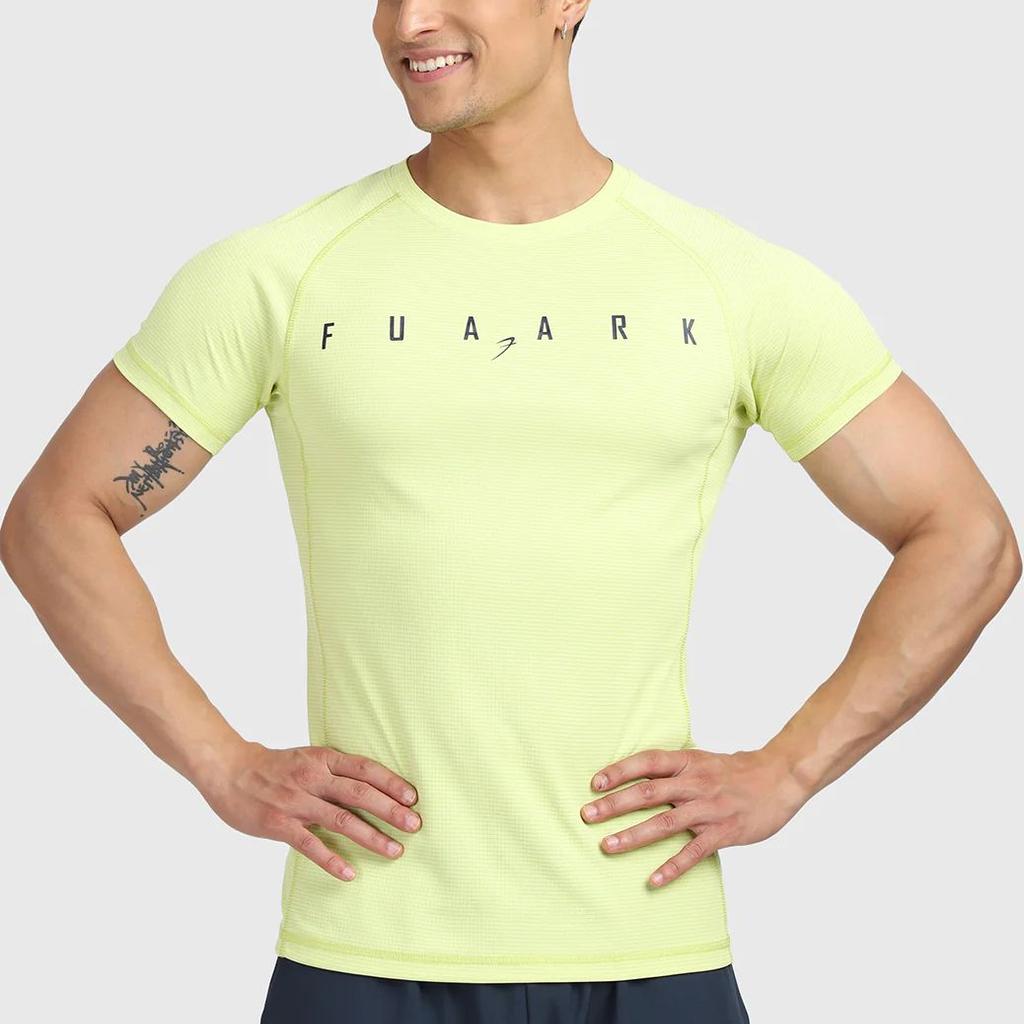 Checks T-shirt Lime
