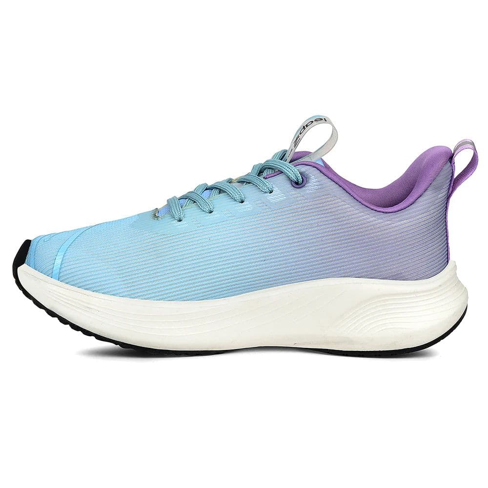 Leap7x Blue Sports Lacing Running Shoes For Women LIBYA-1 By Liberty — photo 3