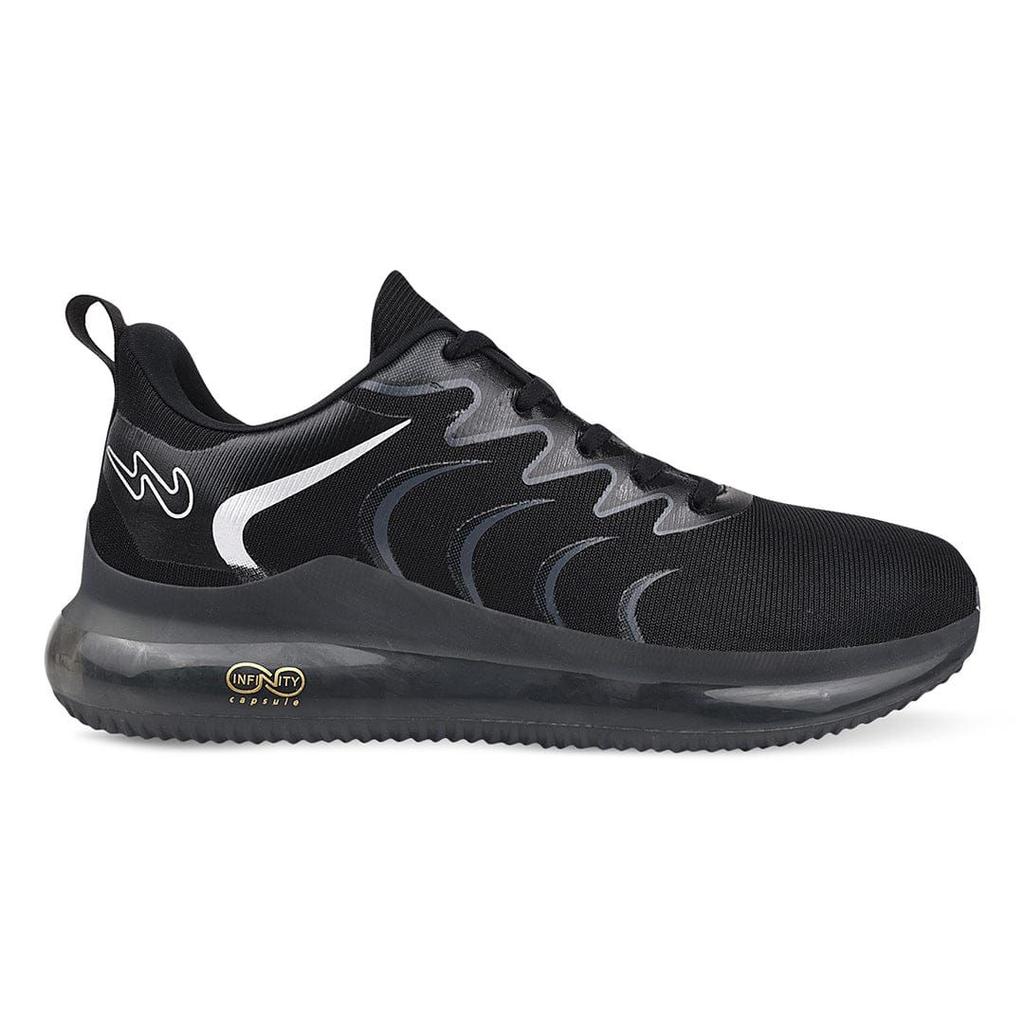 CAMP BROOM Black Men's Running Shoes