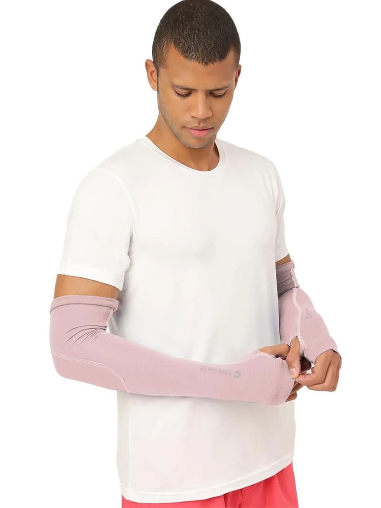 Unisex White Arm Sleeves (Pack of 2) — photo 2