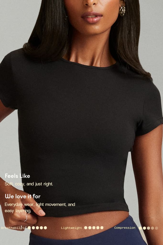Black OnTheGo Baby Tee — photo 4