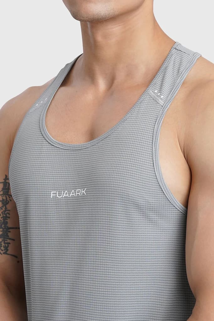 Checks Running Tank Ultimate Grey — photo 3