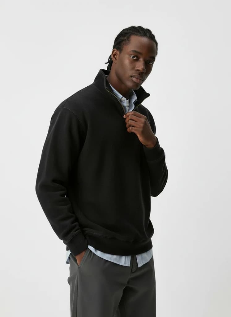 Old Money Sweatshirt // Black — photo 4