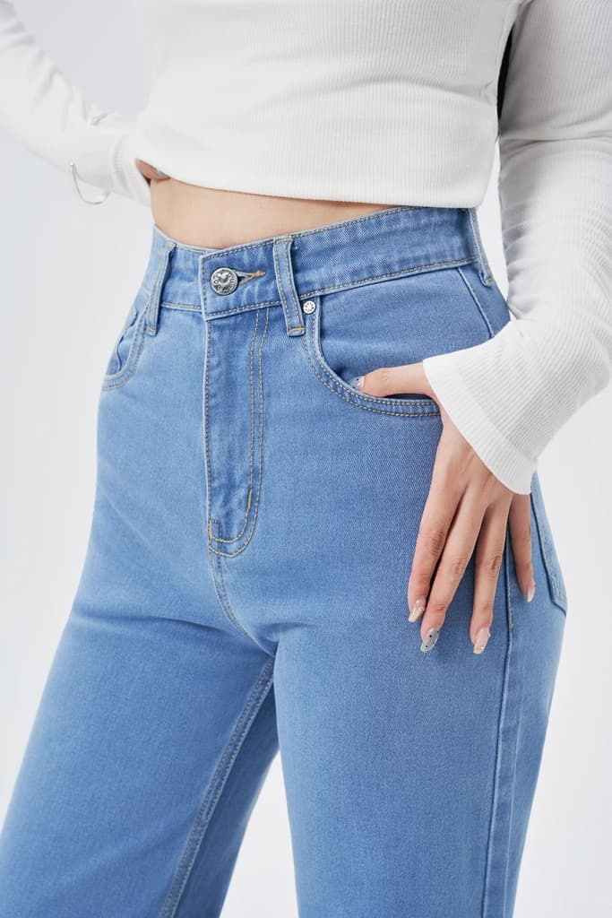 Wide Leg High Rise Jeans — photo 10