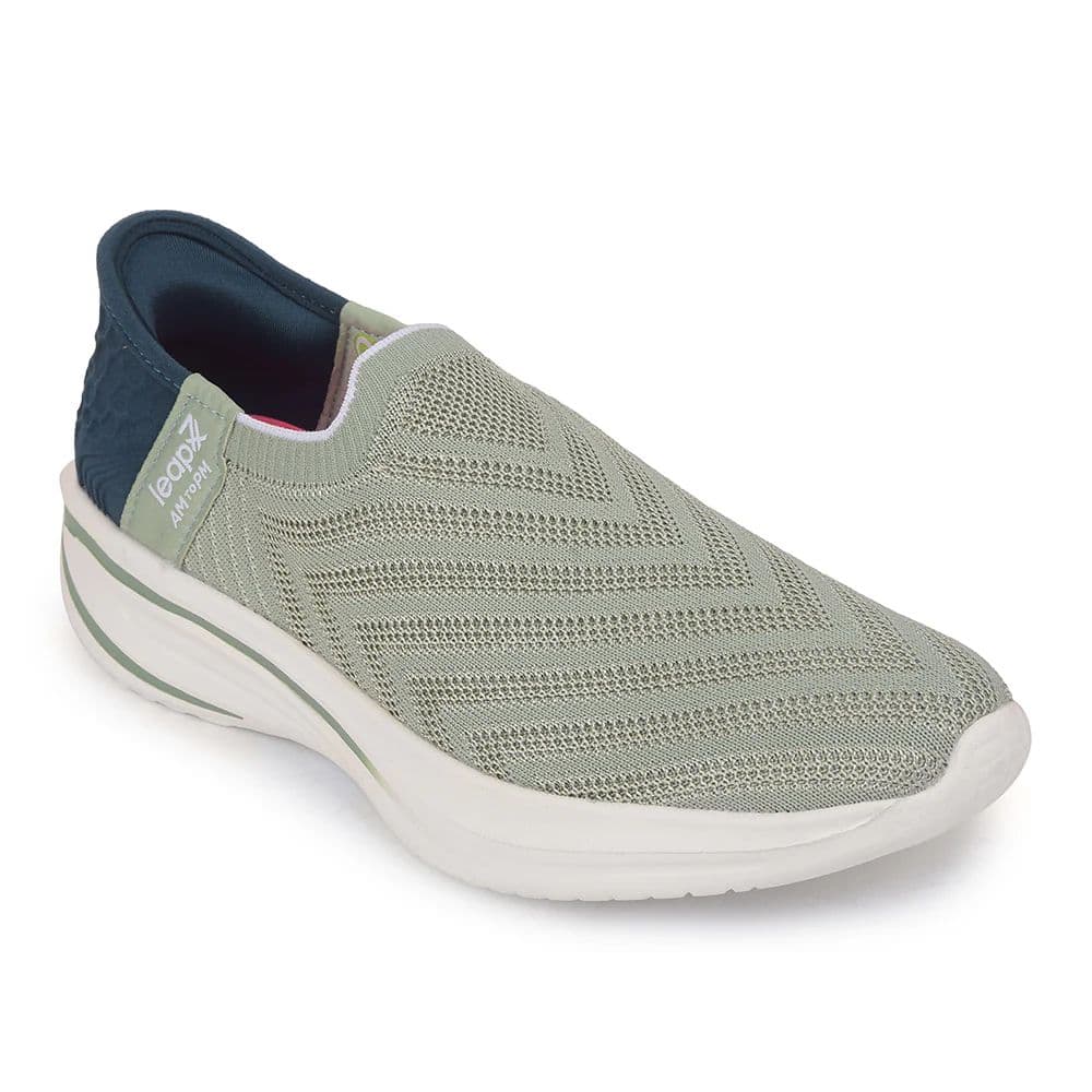 Leap7x Sports Sea Green Walking Shoes For Women EAZY-W6 By Liberty — 3/36 / Sea Green