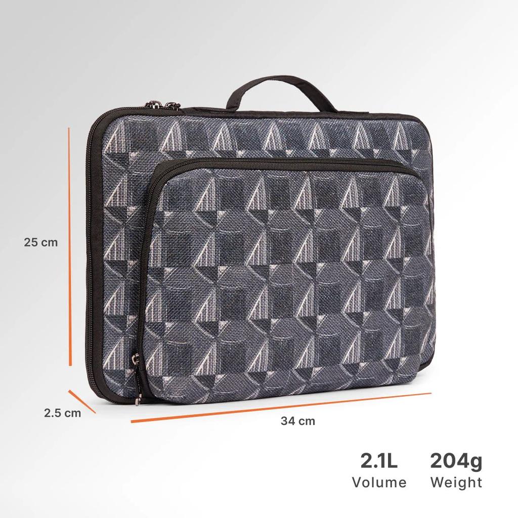 Kochi Carbon Urban Laptop Sleeve - 14inch (Black) — photo 4