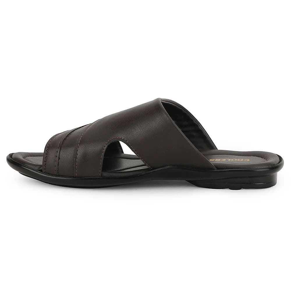 Coolers Brown Casual Flat Sandal For Men SENTOS-1 By Liberty — photo 3