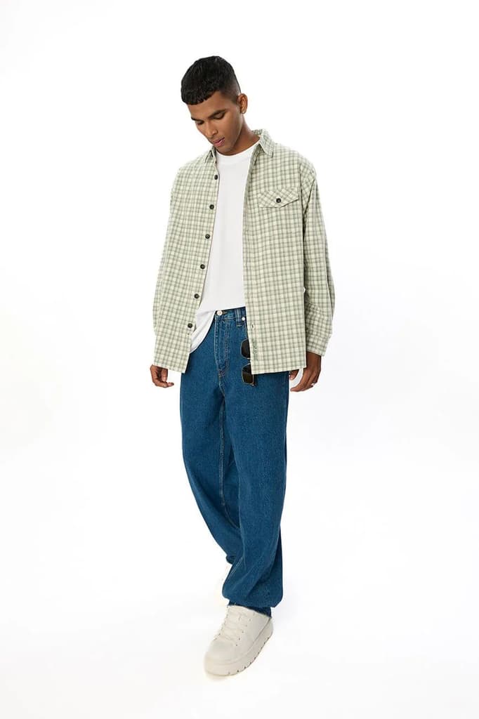Check Corduroy Shirt 008 // regular fit — photo 5
