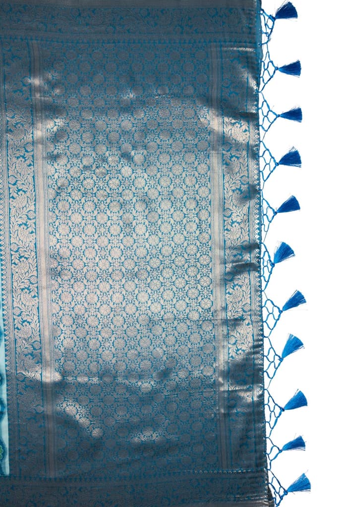 Mimosa Women's Woven Design Kanjivaram Style Art Silk Saree With Blouse Piece : SA00001600SFFREE — photo 7