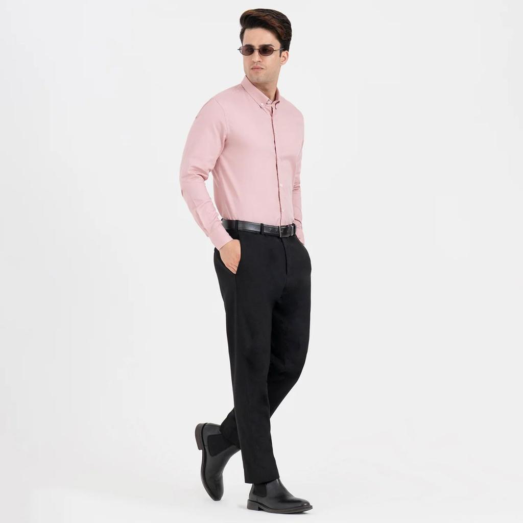Shirts for Men in Dusky Pink | Birdeye Full Sleeve Formal Shirt — photo 5