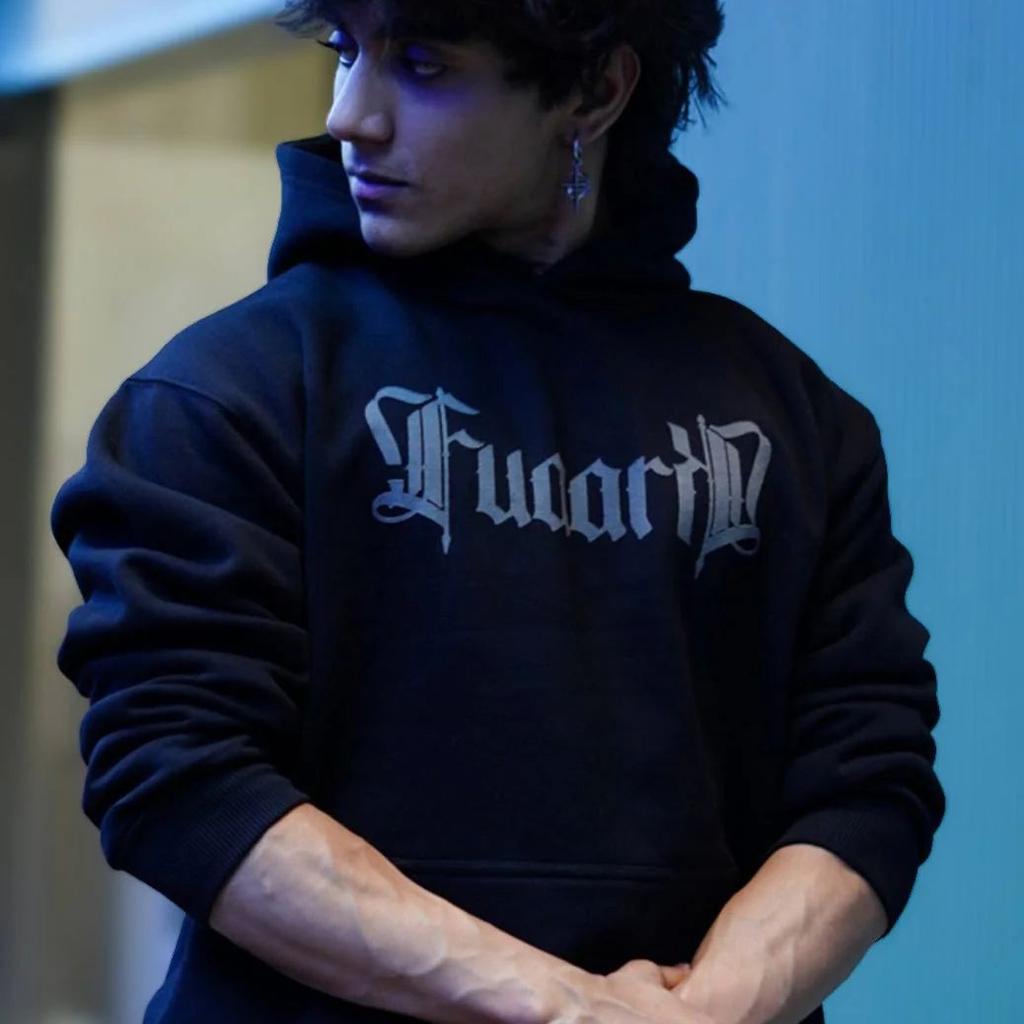 Brookline Oversized Hoodie Black