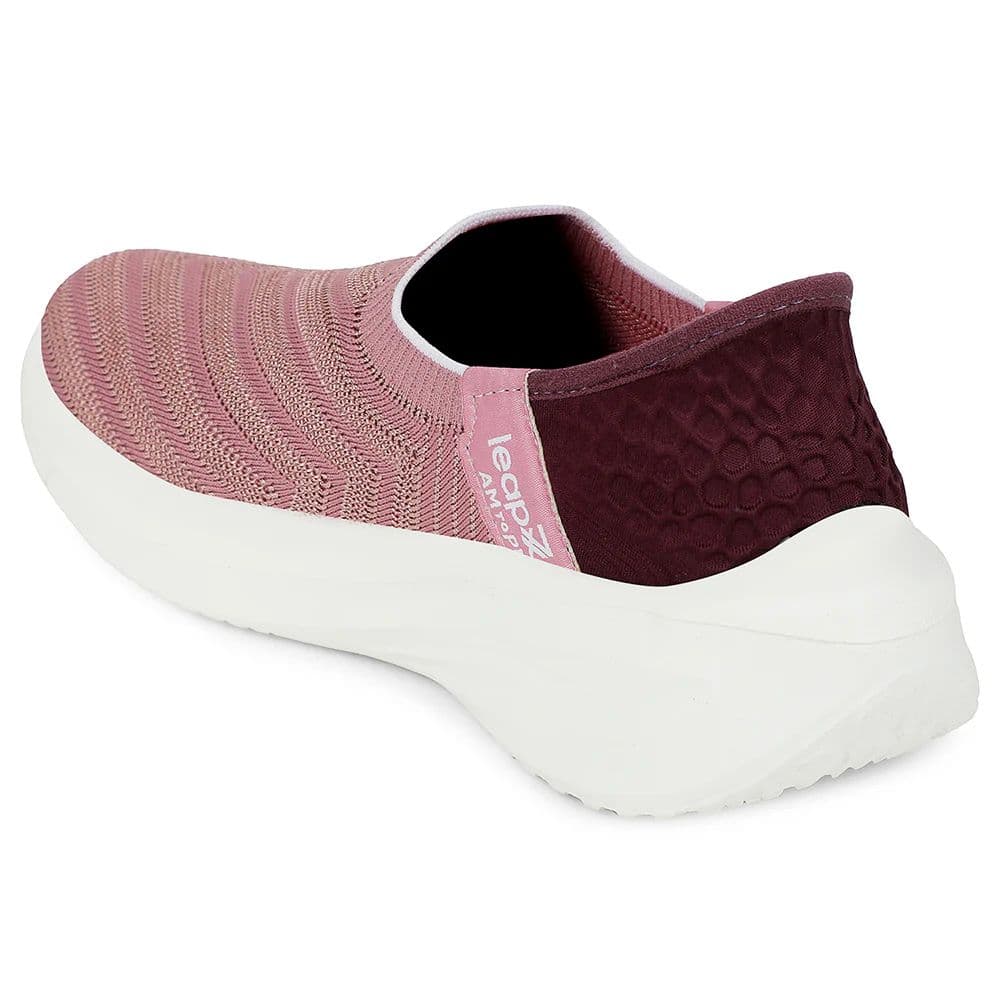 Leap7x Sports Peach Walking Shoes For Women EAZY-W6 By Liberty — photo 6