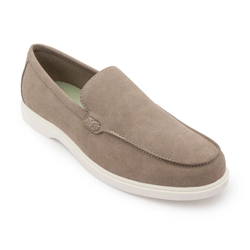 Vegan Loafer Shoes for Men in Brown | Low-Cut Formal Dress Shoes. — 6 / Brown