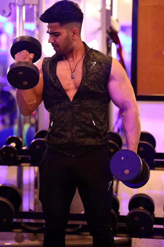 Camo Sleeveless Jacket Green — photo 4