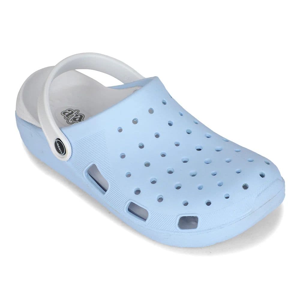 A-HA STREETVIBE Sky Blue Casual Clogs for women by Liberty