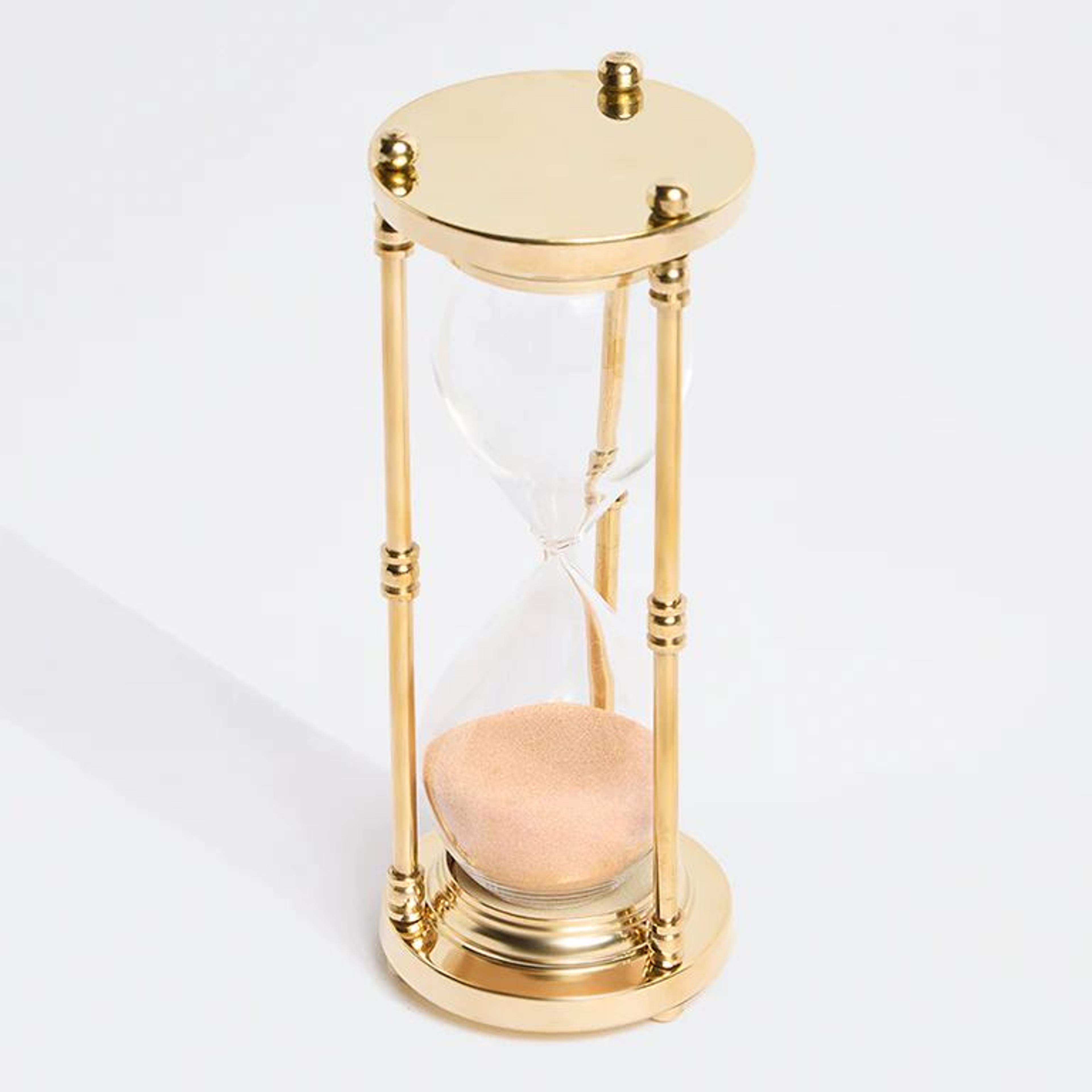 Westside Home Gold Hourglass Decorative Object