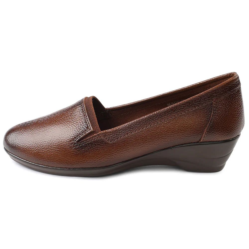 Healers Tan Ballerina Shoes For Women TLO-26 By Liberty — photo 3