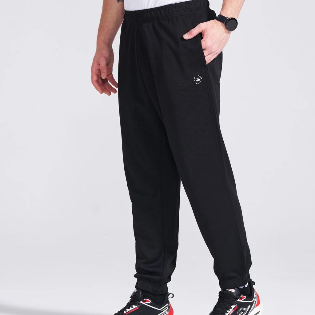 Men's Black Regular Fit Track Pants