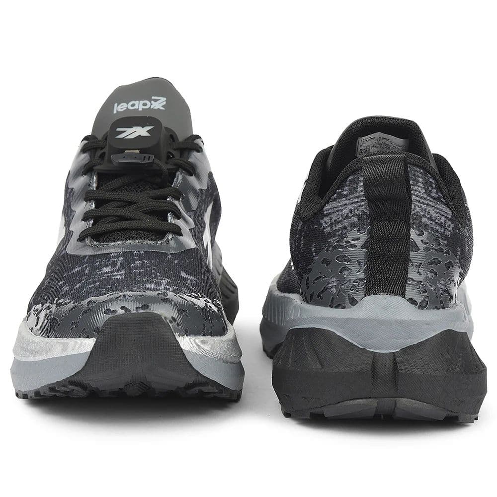 Leap7x Dark Grey Sports Lacing Running Shoes For Men XLM-07MS By Liberty — photo 6