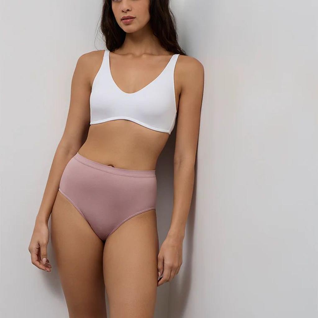 Wunderlove Mauve Seam-Free Full Briefs