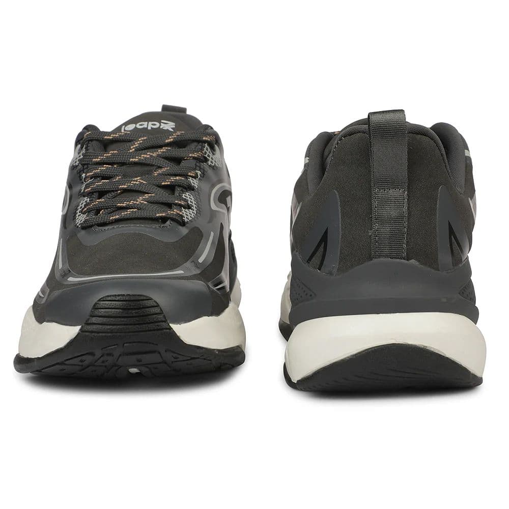 LEAP7X GLADIATOR Dark Grey Sports Running Shoes for Men By Liberty — photo 6