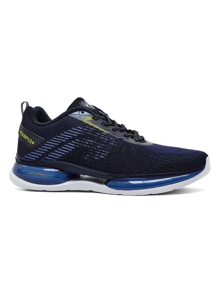 AMINO Navy Men's Running Shoes — Navy / 6
