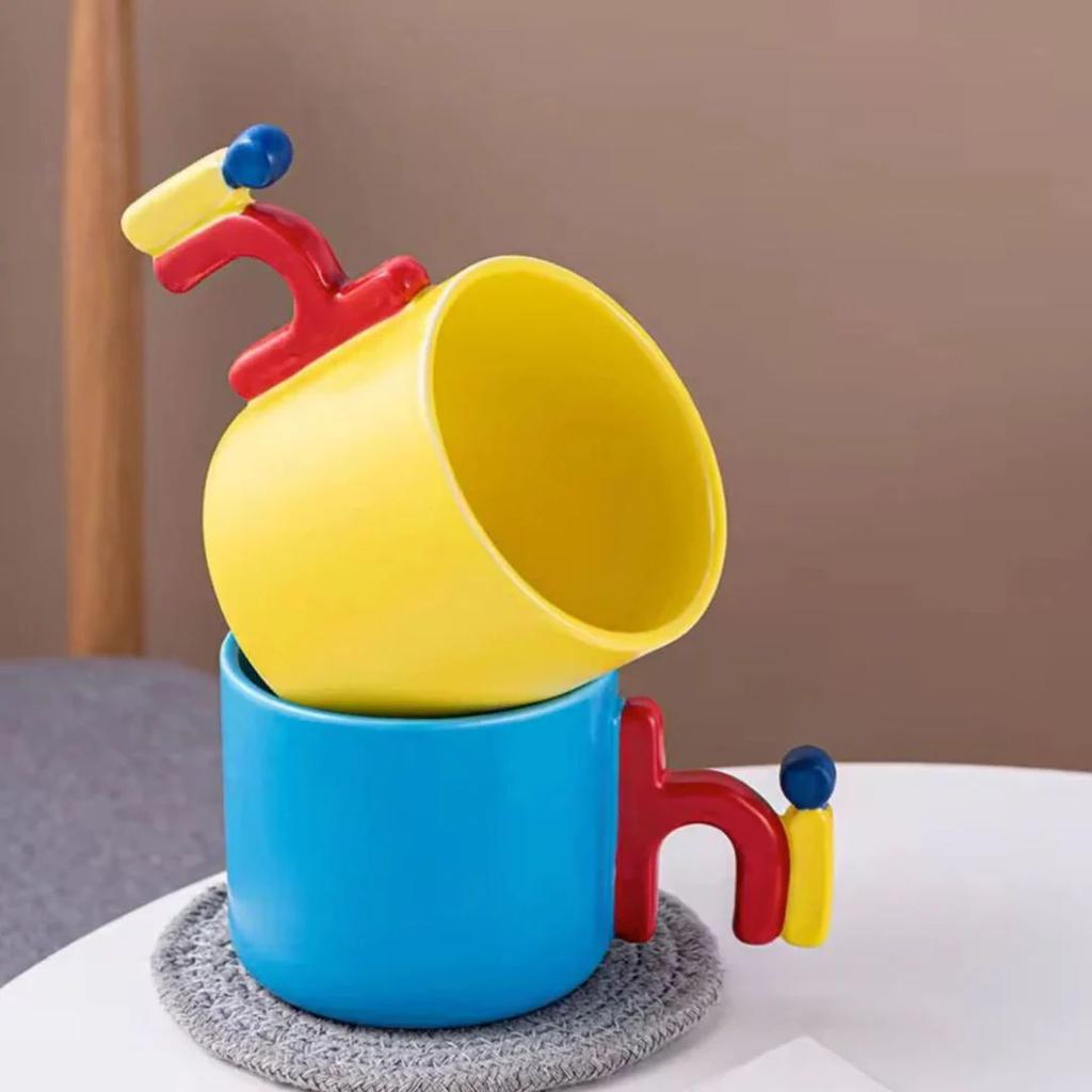 Say Hi Mug – Pop Color Ceramic Conversation Starter — photo 2
