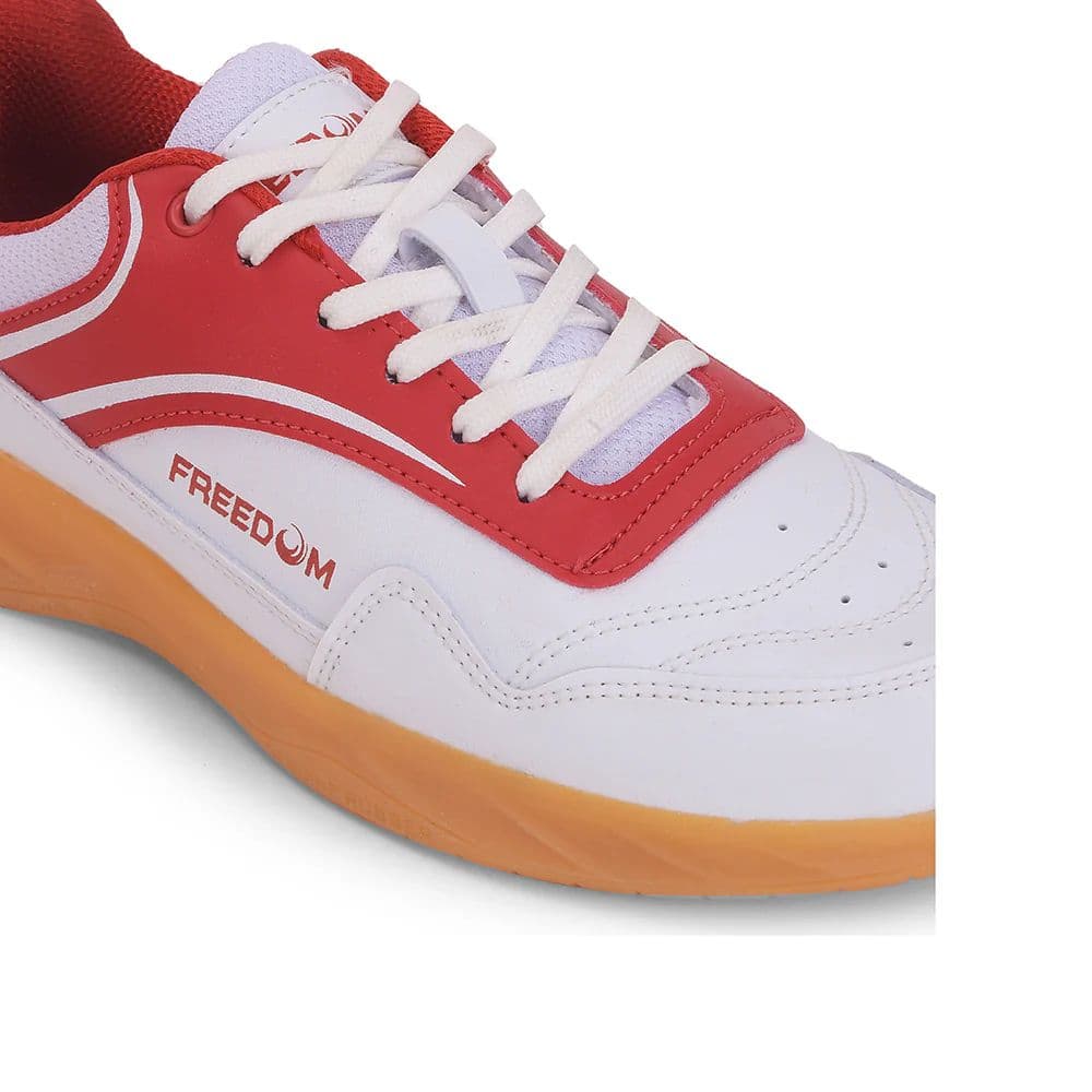 FREEDOM White Sports Non-Marking Paddle/Pickleball & Badminton Shoes For Men SHUSHA By Liberty — photo 5