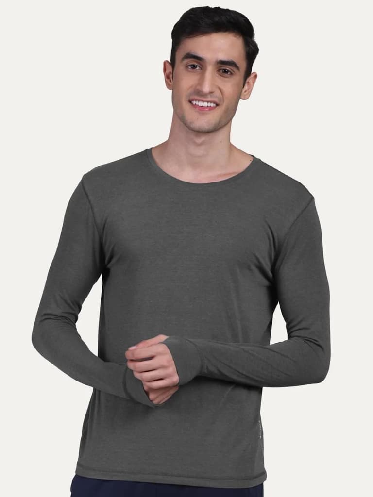 Men's Organic Bamboo Skins (Full Sleeves-Undershirt, Loungewear, Sleepwear) - Pack of 1 — photo 12