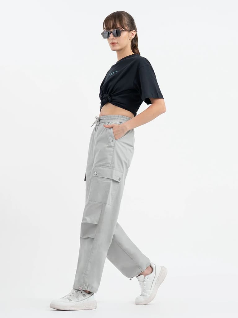 Cargo Pants for Women in Ice Grey — photo 5