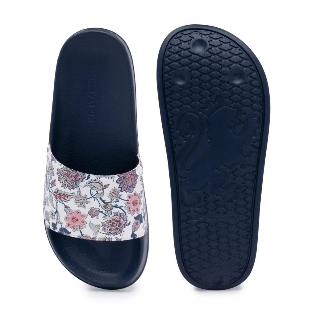 Womens Sliders in Navy | Casual Pool Sliders — photo 5