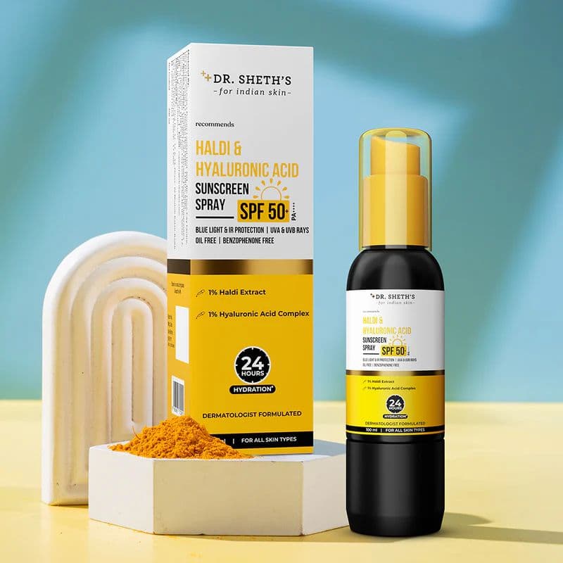 Haldi & Hyaluronic Acid Sunscreen Spray - 100ml