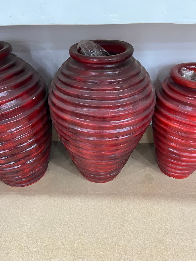 Red Vase | Vase | Glass | Red