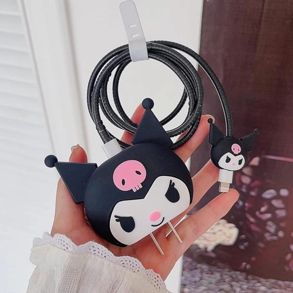 Kuromi Apple Charger Cover | Cute & Protective for iPhone 18W-20W Chargers — photo 3