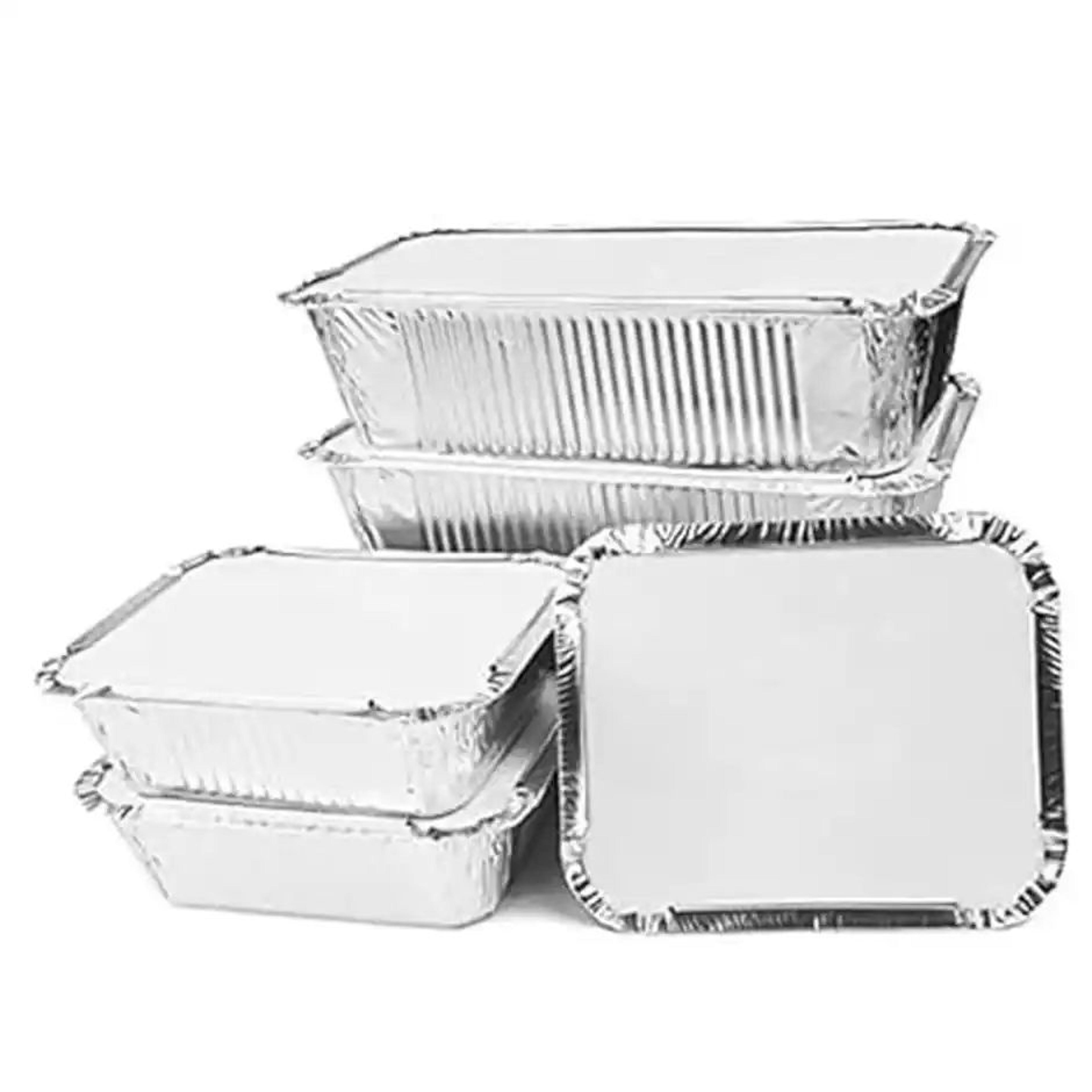 Naturepac Foil Container + Lid 750 ml | Sturdy & Practical
