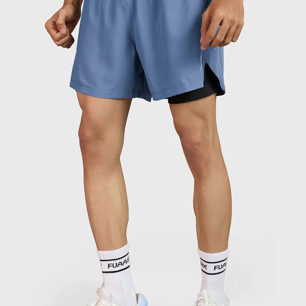 Hyper 5" Running Shorts Light Grey