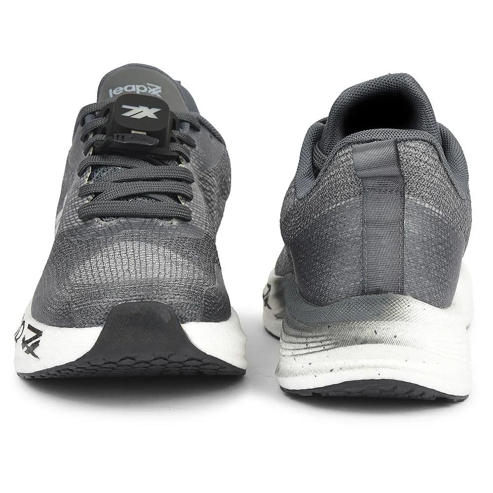 Leap7x Dark Grey Sports Lacing Running Shoes For Men XLM-08MS By Liberty — photo 6