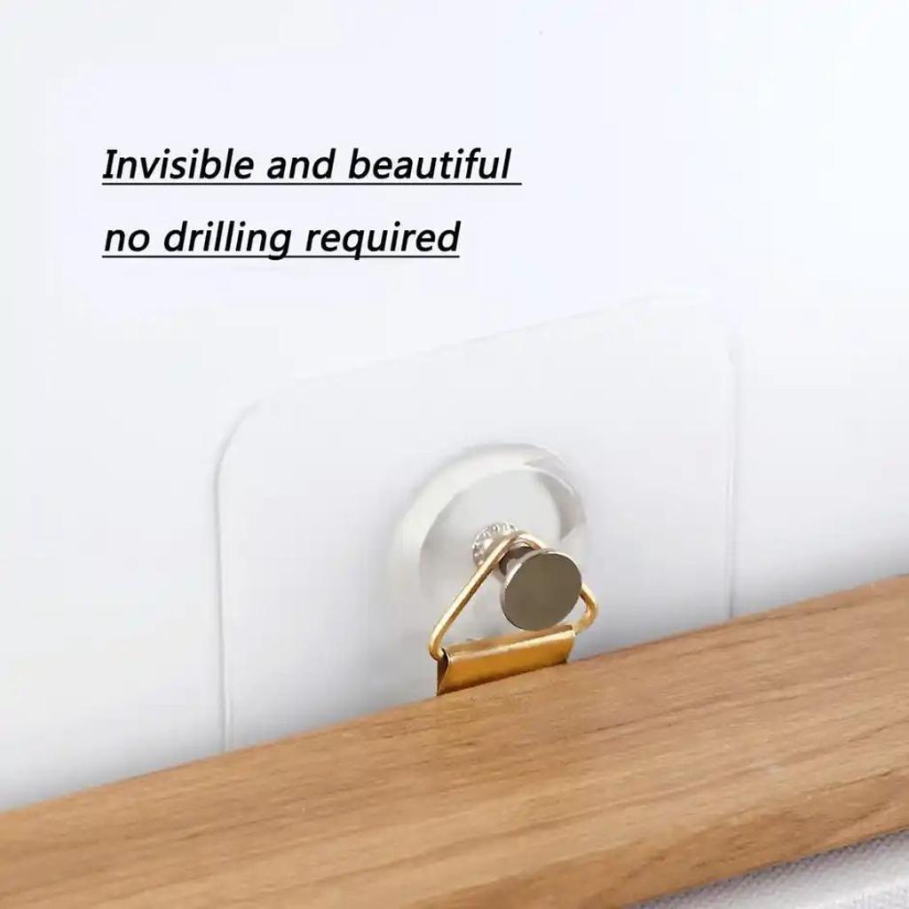 Zulaxy Photo Frame Wall Hooks | Self|Adhesive Hooks for Hanging Frames Without Drilling
