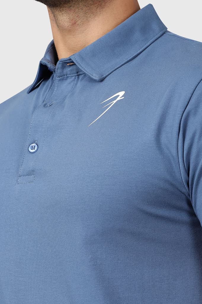 Polo T-shirt Dusk Blue — photo 3