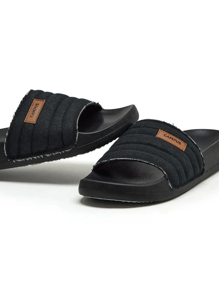 SL-473 Black Men's Slides — photo 5