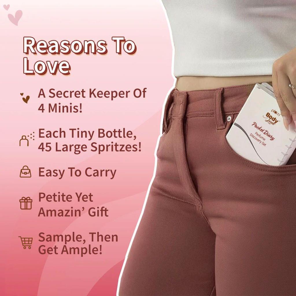 Pocket Diary Perfume Discovery Set by Plum BodyLovin'